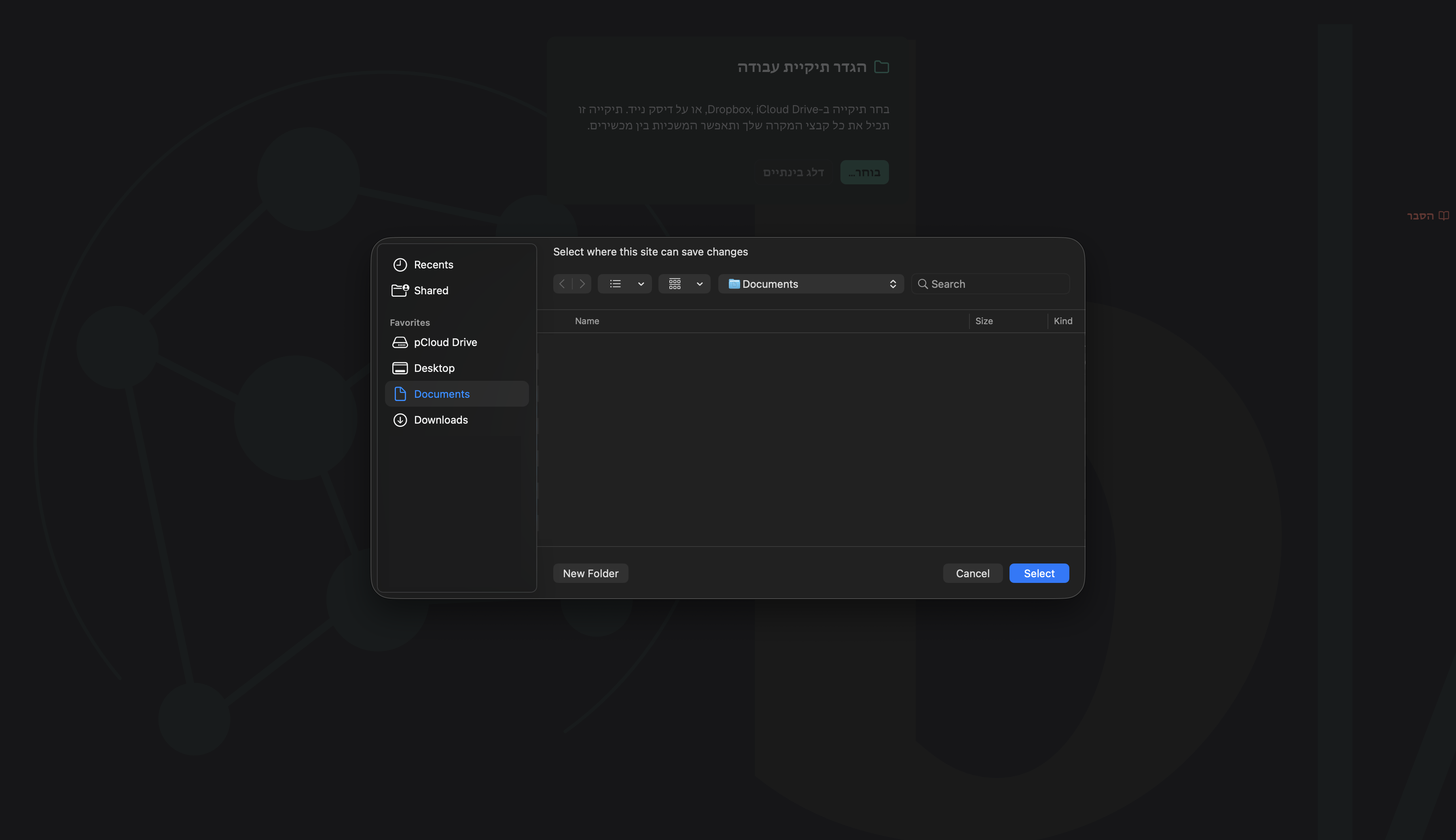 Privacy consent dialog